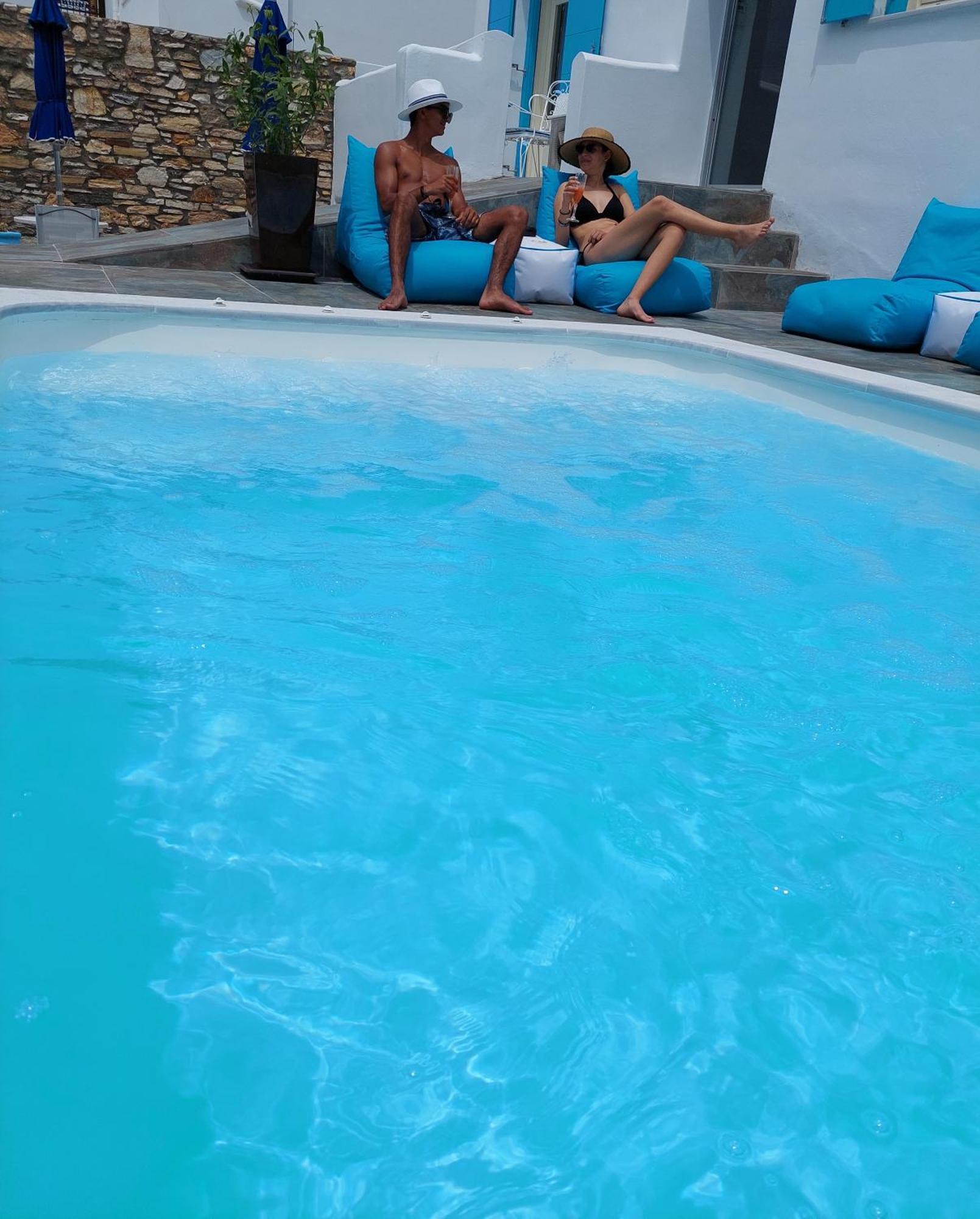 Tinos Aqua Palazzo Otel Dış mekan fotoğraf